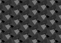 Abstract background of triangles in grey Royalty Free Stock Photo