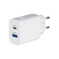 Network adapter 220V USB charging on a white background