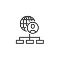 Network Administrator line icon