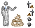 Network Businessman Show IPO Shit Vector Mesh