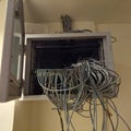 network cables that need to be trimmed so that they function properly