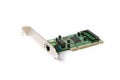 Network card for computer on a white background Royalty Free Stock Photo