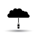 Network Cloud  Icon Royalty Free Stock Photo