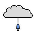 Network Cloud Icon Royalty Free Stock Photo