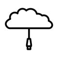 Network Cloud Icon Royalty Free Stock Photo