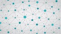 Network color communication background. Illustration of an abstract social network flat design