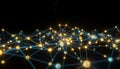 Network connection abstract, digital technology, data flow, internet structure, tech, Stock Photo, Generative AI Royalty Free Stock Photo