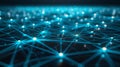 Network Connection, Abstract Plexus Background, Data Nodes Royalty Free Stock Photo