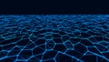Network connection structure. Abstract technology background. Science background. Big data digital background. 3d rendering Royalty Free Stock Photo
