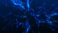 Network connection structure. Big data. Connecting points and lines. Abstract technology background. Plexus effect. 3d Royalty Free Stock Photo