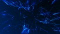 Network connection structure. Big data. Connecting points and lines. Abstract technology background. Plexus effect. 3d Royalty Free Stock Photo