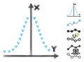 Network Dotted Gauss Plot Vector Mesh