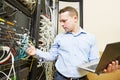 Network engineer admin at data center