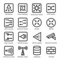 Network Equipment Icon Set