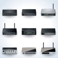 Network equipment icons