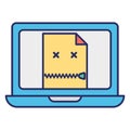 Network error, network not found Vector Icon which can easily modify or edit Royalty Free Stock Photo
