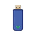 network 5g modem cartoon vector illustration