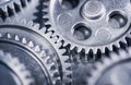 Network of gears Royalty Free Stock Photo