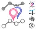 Network Geotargeting Charts Vector Mesh
