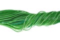 Network of green wires Royalty Free Stock Photo