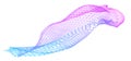 Network lines. Net wave information flow. Scientific paradigm solutions future. Forward vision progress. Big data cells