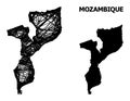 Network Map of Mozambique