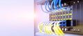Network optical fiber cables and hu