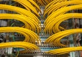 Network Patch panel in a data center Royalty Free Stock Photo