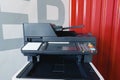 Network printer multi-function machine in modern office