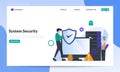 Network security concept, Database secure and personal data protection, Traffic Encryption, VPN, Privacy Protection, Antivirus