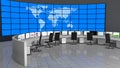 Network / Security Operations Center (NOC / SOC) Royalty Free Stock Photo