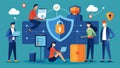 A network security team working tirelessly to detect and prevent potential vulnerabilities before they can be exploited