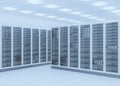 Network server room Royalty Free Stock Photo