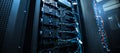 Network server room Royalty Free Stock Photo