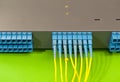 Network server room routers Royalty Free Stock Photo