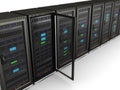 Network servers Royalty Free Stock Photo
