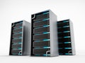 Network servers Royalty Free Stock Photo