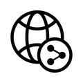 Network, shared, web icon