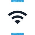 Network Signal Icon Vector Logo Design Template Royalty Free Stock Photo