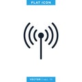 Network Signal Icon Vector Logo Design Template Royalty Free Stock Photo