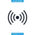 Network Signal Icon Vector Logo Design Template Royalty Free Stock Photo