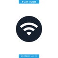 Network Signal Icon Vector Logo Design Template Royalty Free Stock Photo