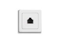 network socket icon. LAN cable network internet. Network plug. A scene with some cables and jacks 3d concept