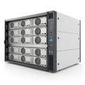 Network storage array vector illustration