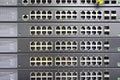 Network switch hub for high temperature duty Royalty Free Stock Photo