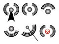 Network symbols Royalty Free Stock Photo