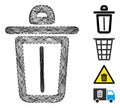 Network Trash Vector Mesh Royalty Free Stock Photo
