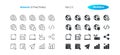 Network UI Pixel Perfect Well-crafted Vector Thin Line And Solid Icons 30 2x Grid for Web Graphics and Apps. Simple Royalty Free Stock Photo