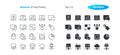 Network UI Pixel Perfect Well-crafted Vector Thin Line And Solid Icons 30 2x Grid for Web Graphics and Apps. Simple Royalty Free Stock Photo