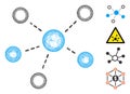 Network Virtual Links Vector Mesh Royalty Free Stock Photo